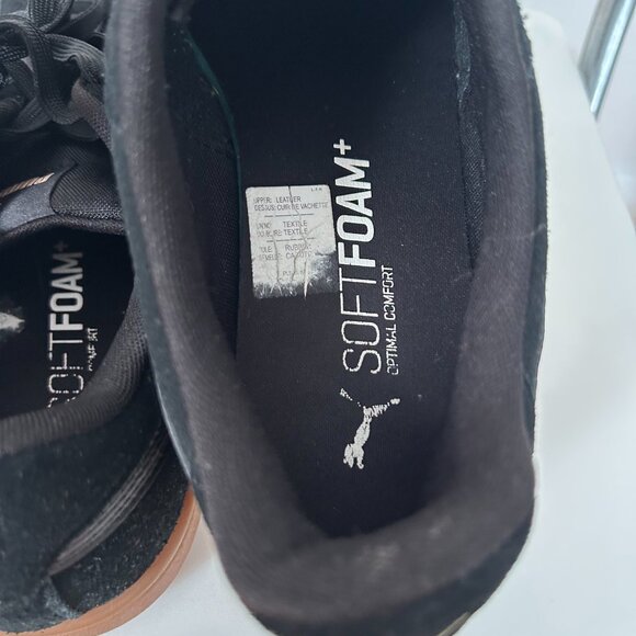 Puma Smash v2 Suede Black Gum Sneakers Men’s Size 9 - Picture 4 of 6